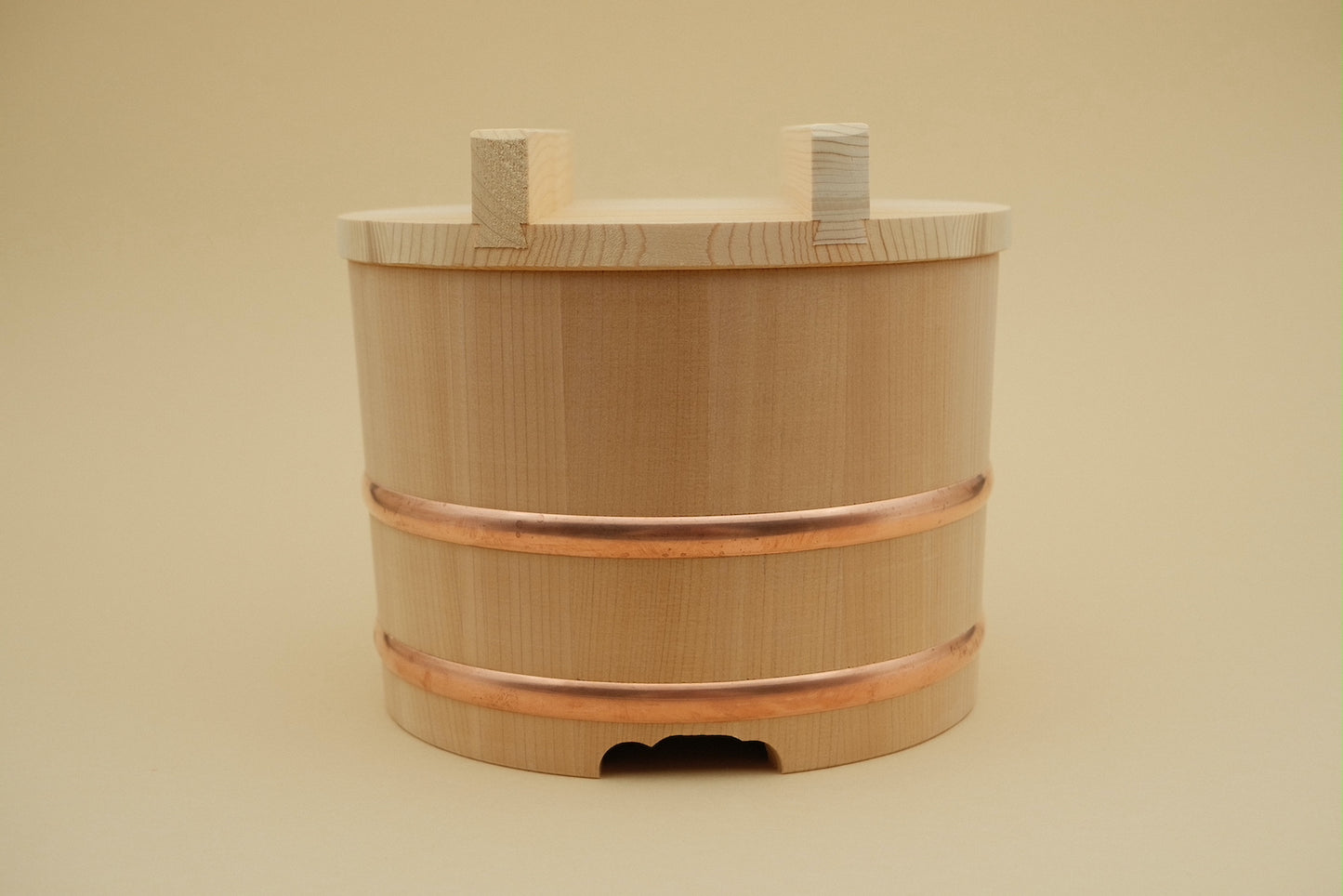 Ohitsu-Reiswärmer im Kansai-Stil aus Sawara-Holz