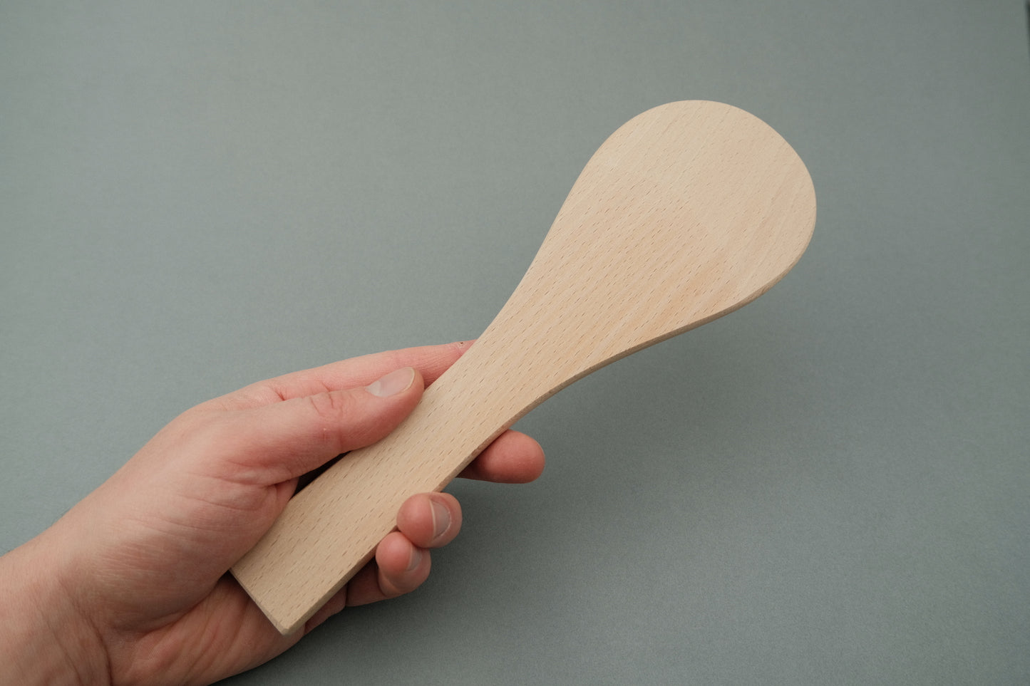 Shamoji rijstspatel gemaakt van beukenhout 27 cm