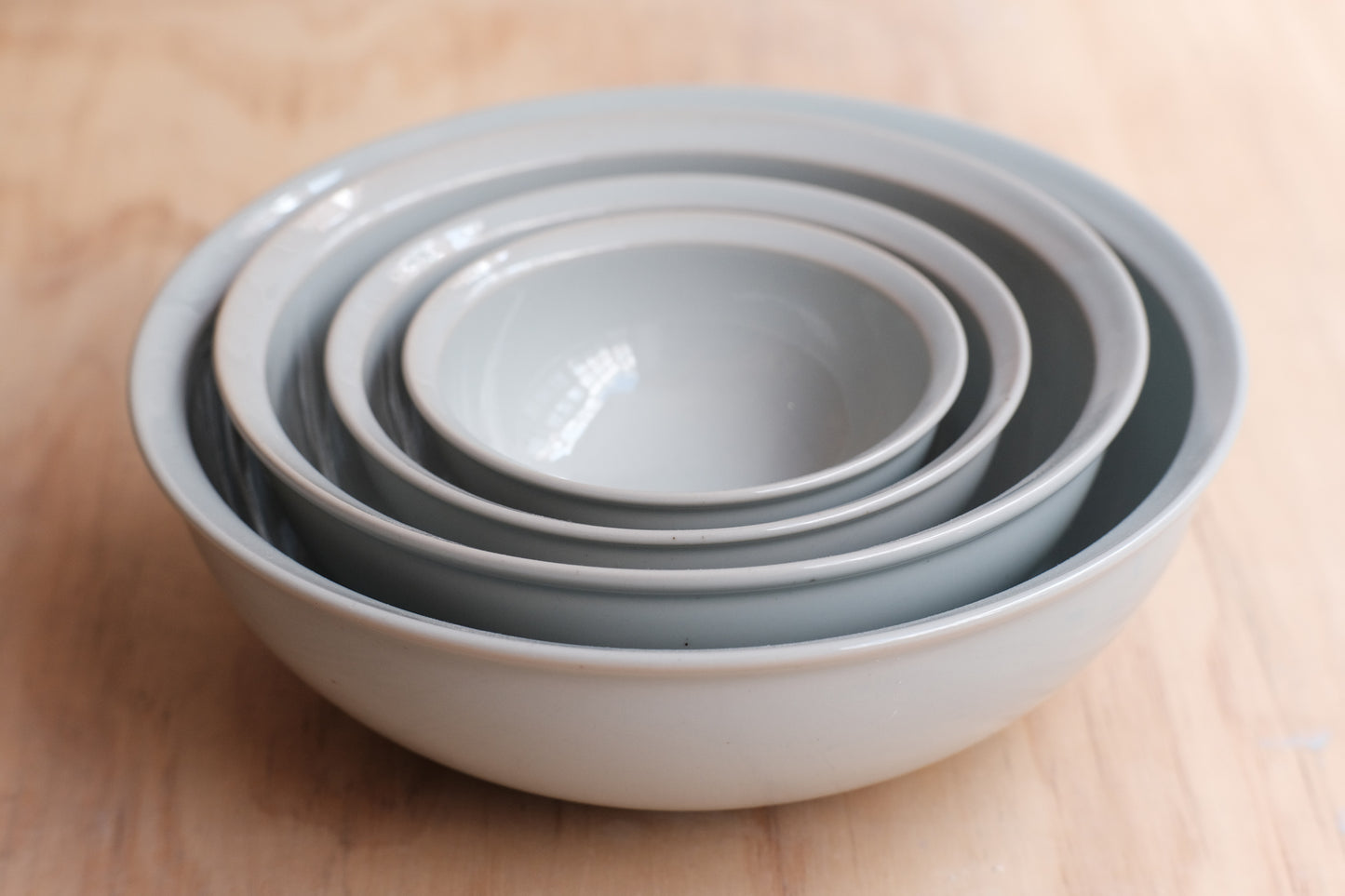 Kinto RIM Hasami ware bowl earth grey 110 mm