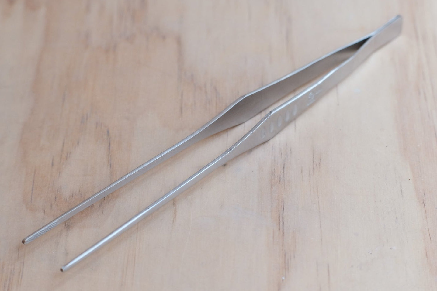 Straight precision chef's tweezers 21 cm