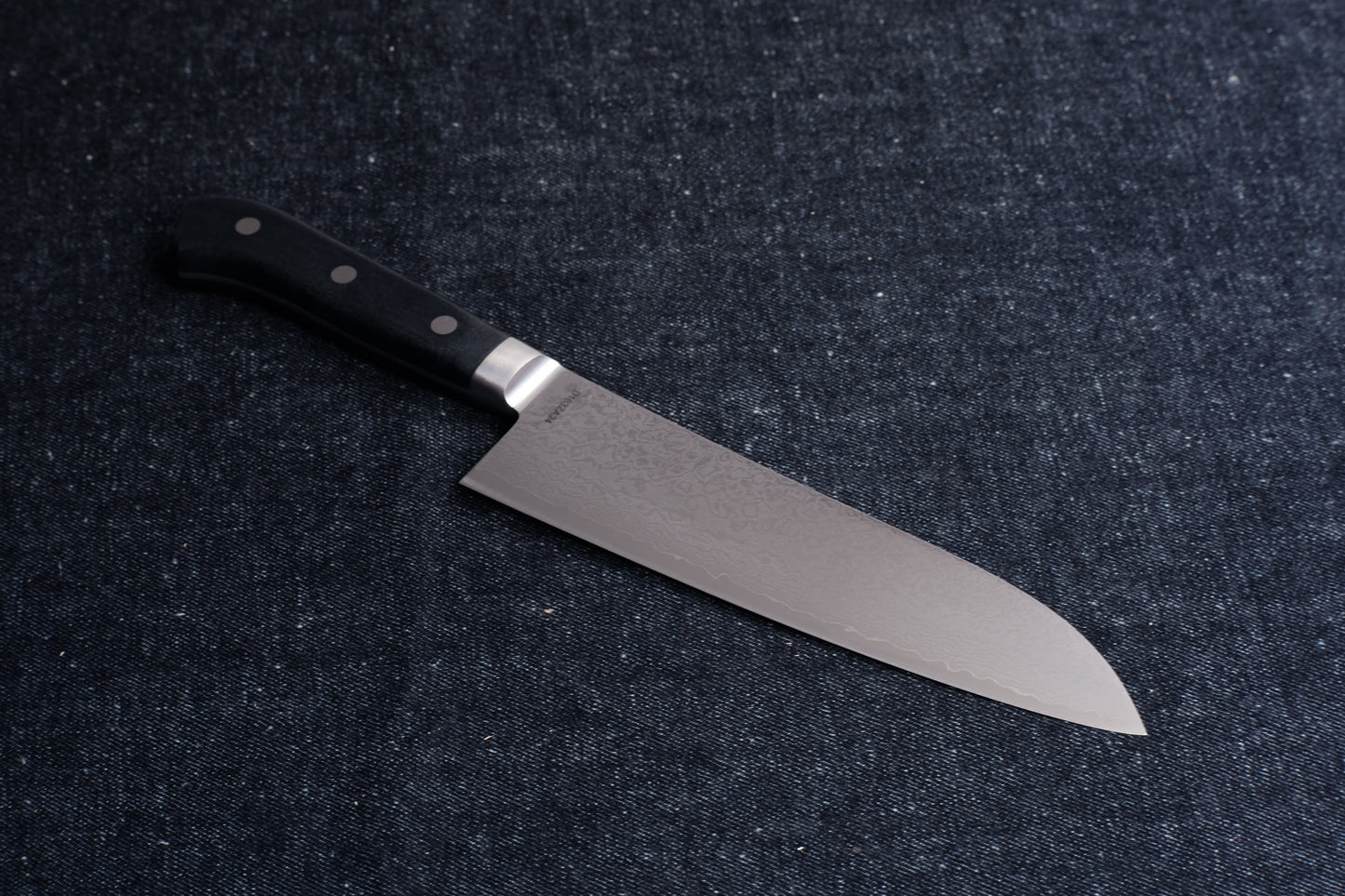 Kiya 33 layer damascus vg10 santoku 180 mm