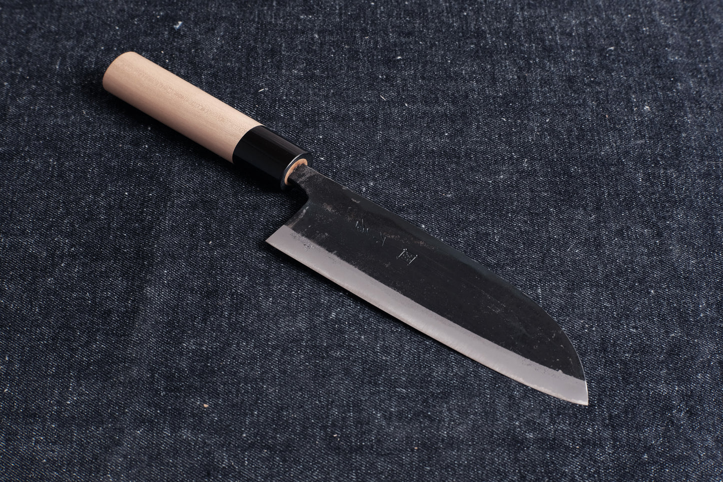 Kiya Izutsuki aogami kurouchi santoku 180 mm