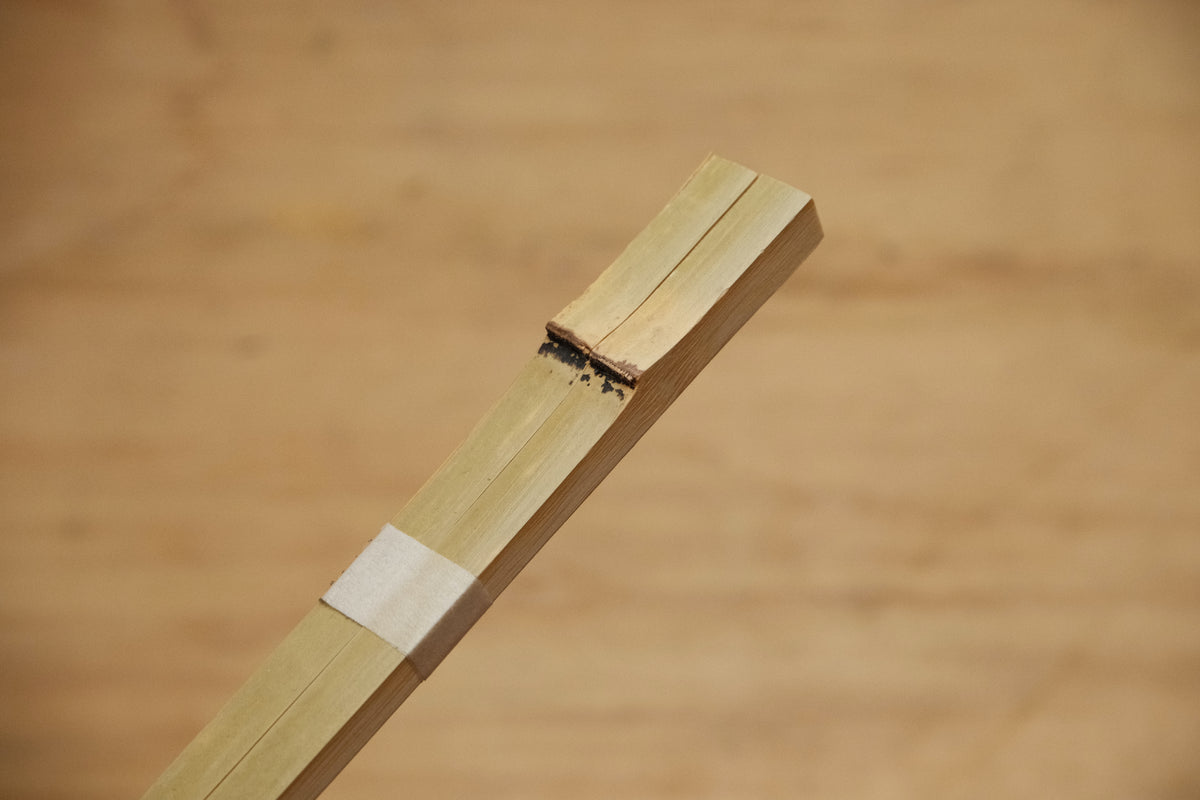 Green bamboo saibashi cooking chop sticks made from Japanese domestic bamboo