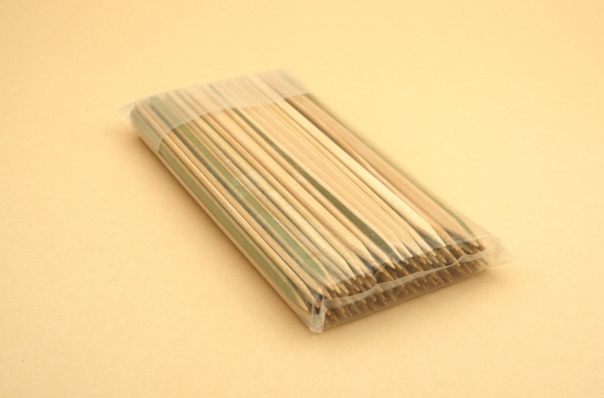 Platte yakitori spiesjes van bamboe 100 st