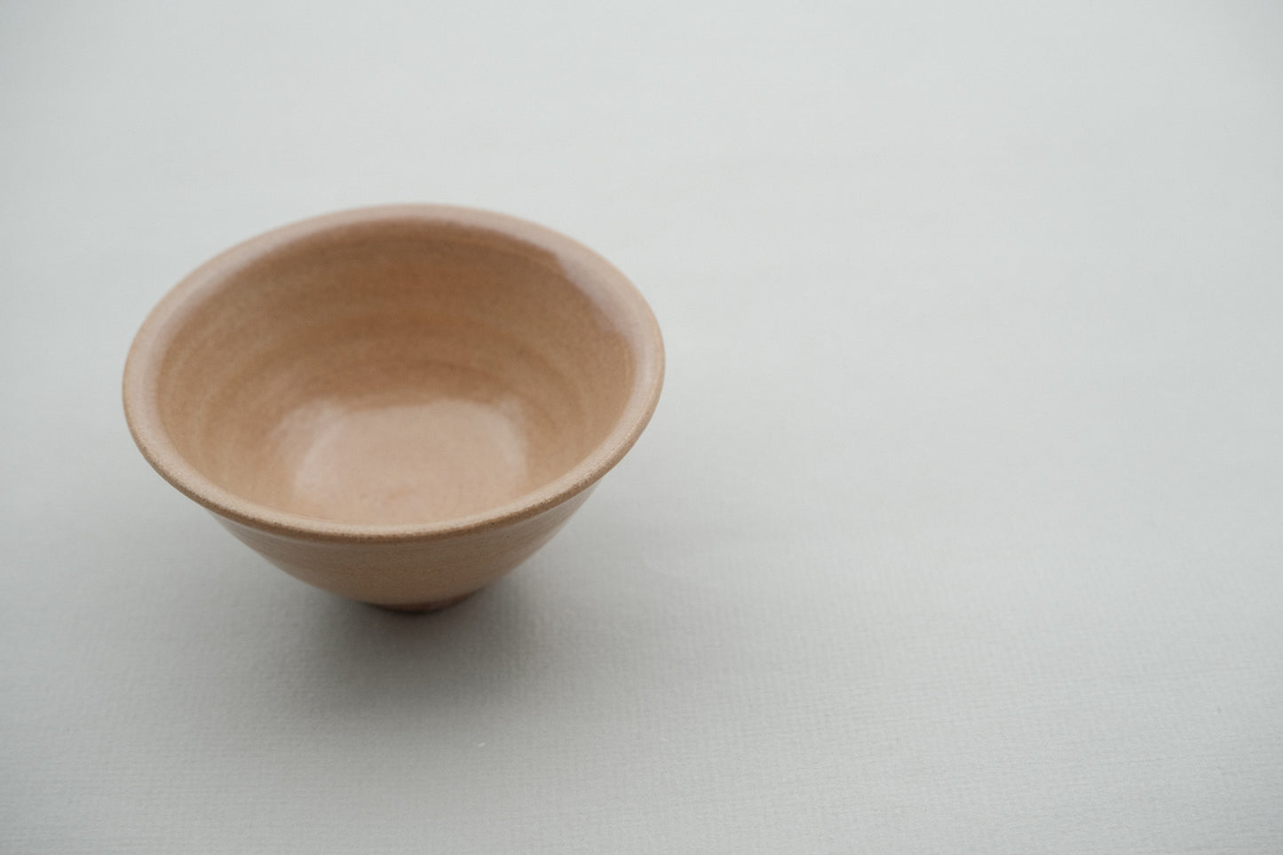 Azmaya Hagi ware sake cup made at the Oya kiln in Yamaguchi
