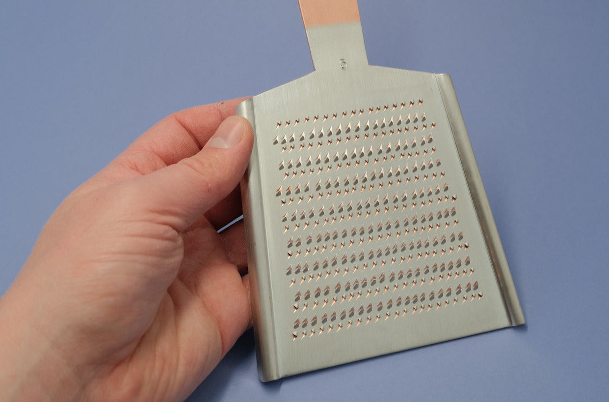 Oroshigane grater made of tinned copper
