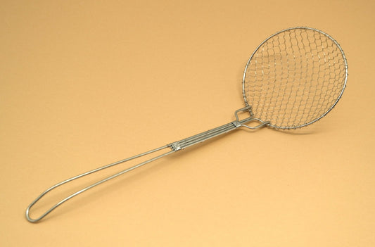 Turtle shell wire skimmer made of stainless steel 11 cm