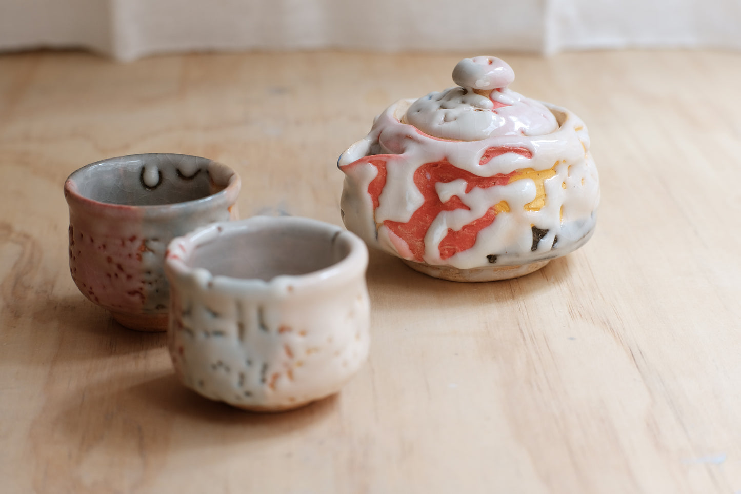 Ken Sasaki teapot multicolor