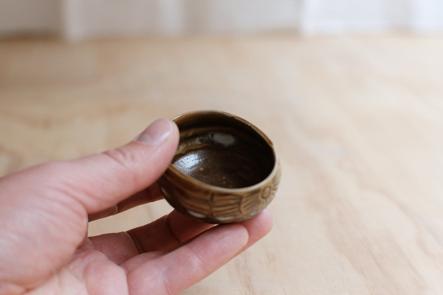 Dousen Tsuchitani cup engraved