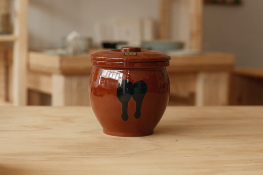 Tokonameware opbergpot 900 ml