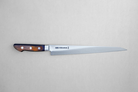 Yamawaki SK4 sujihiki 270 with a pakka handle