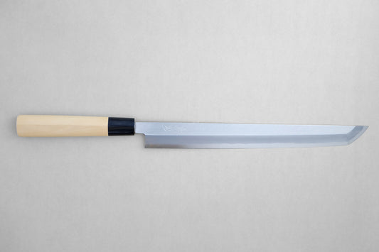 Yamawaki Jousaku white 2 sakimaru takohiki 300 with a ho wood handle